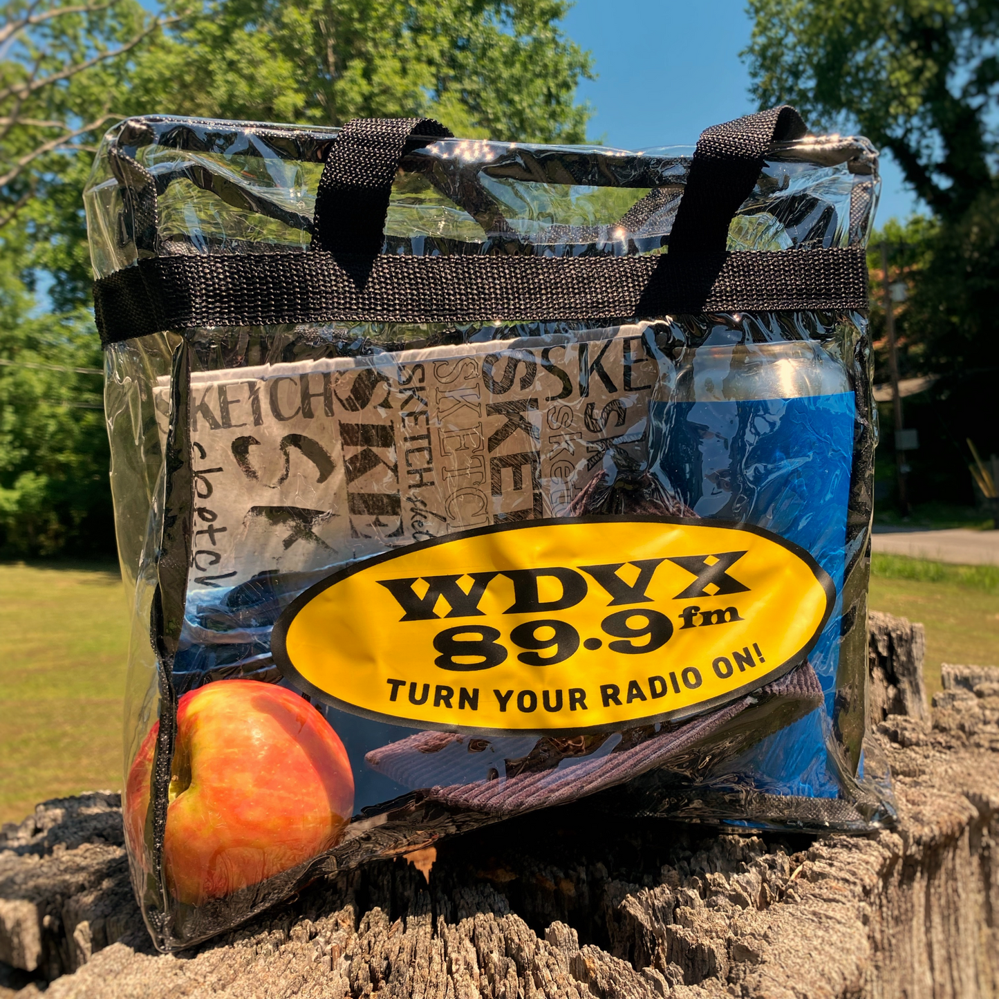 WDVX Logo Clear Festival Bag