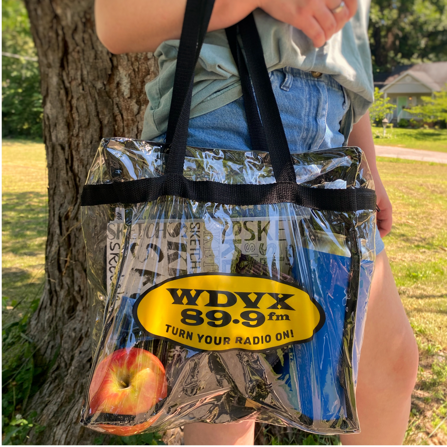 WDVX Logo Clear Festival Bag
