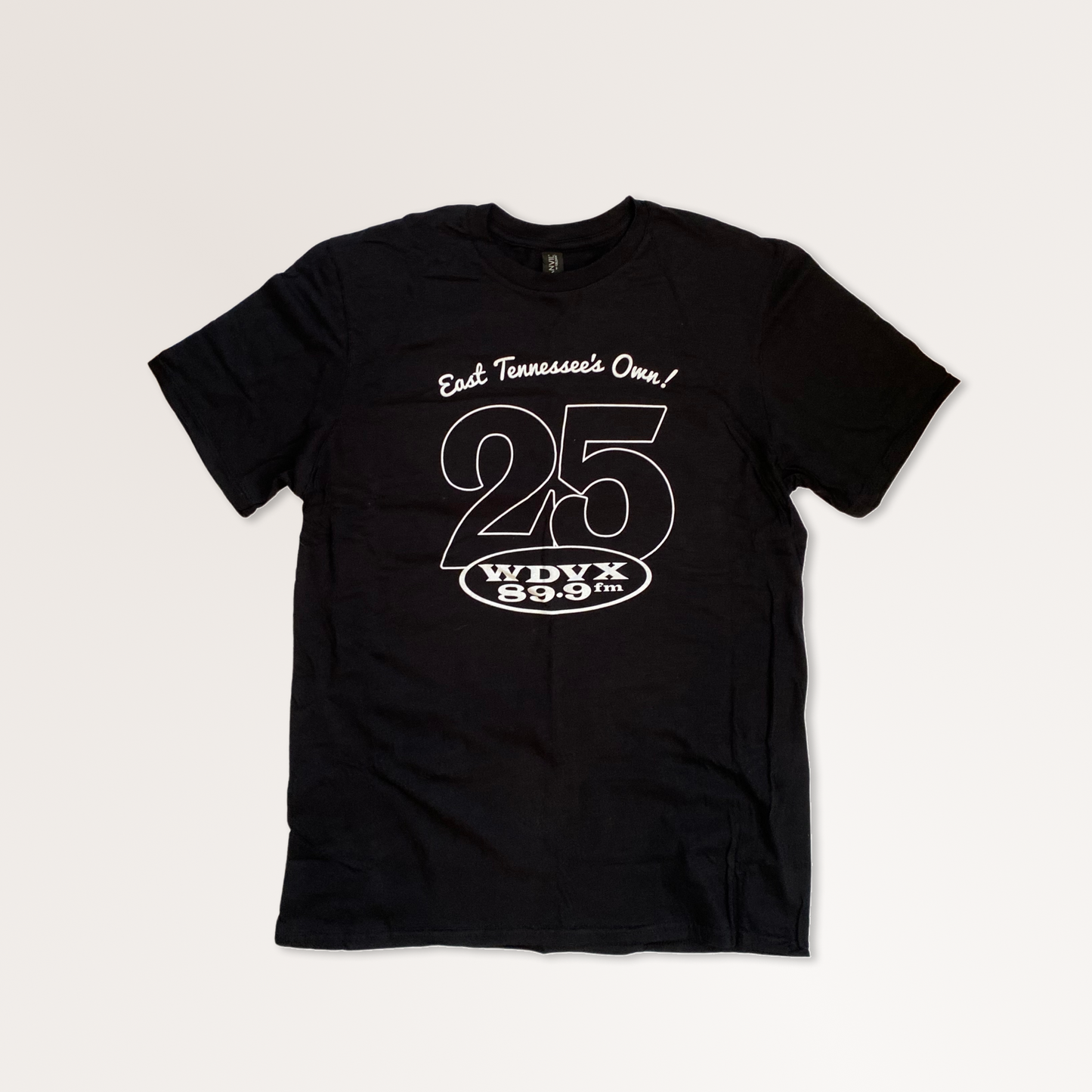 25 Years of WDVX! Black T-Shirt